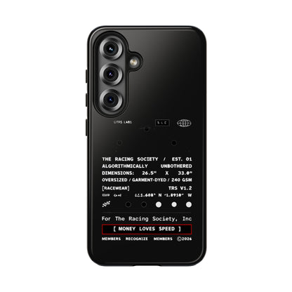 Money Loves Speed Spec — iPhone Tough Case