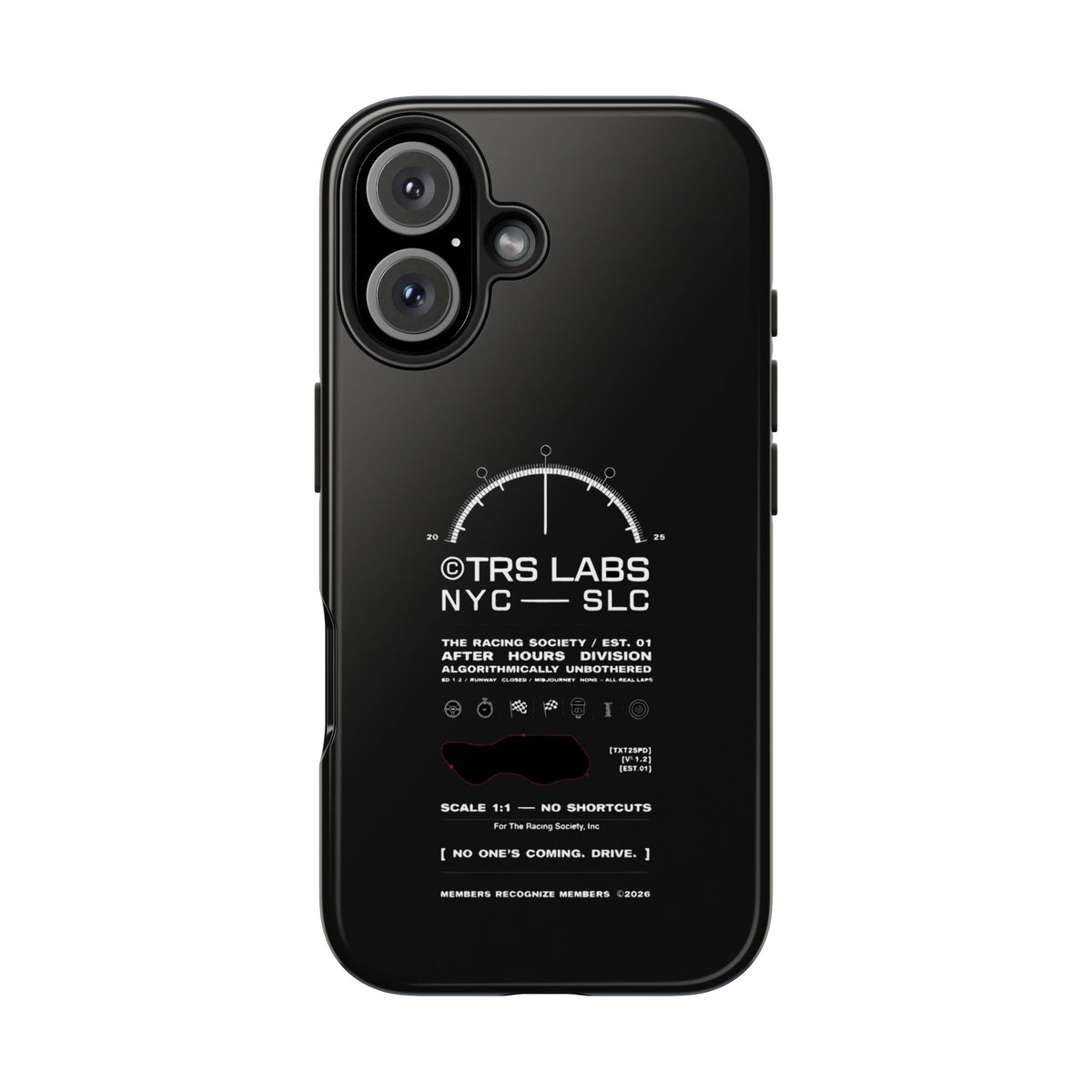 No One's Coming. Drive. — iPhone Tough Case