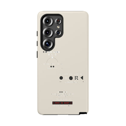 Rich Is Quiet Specimen — Samsung Galaxy Tough Case