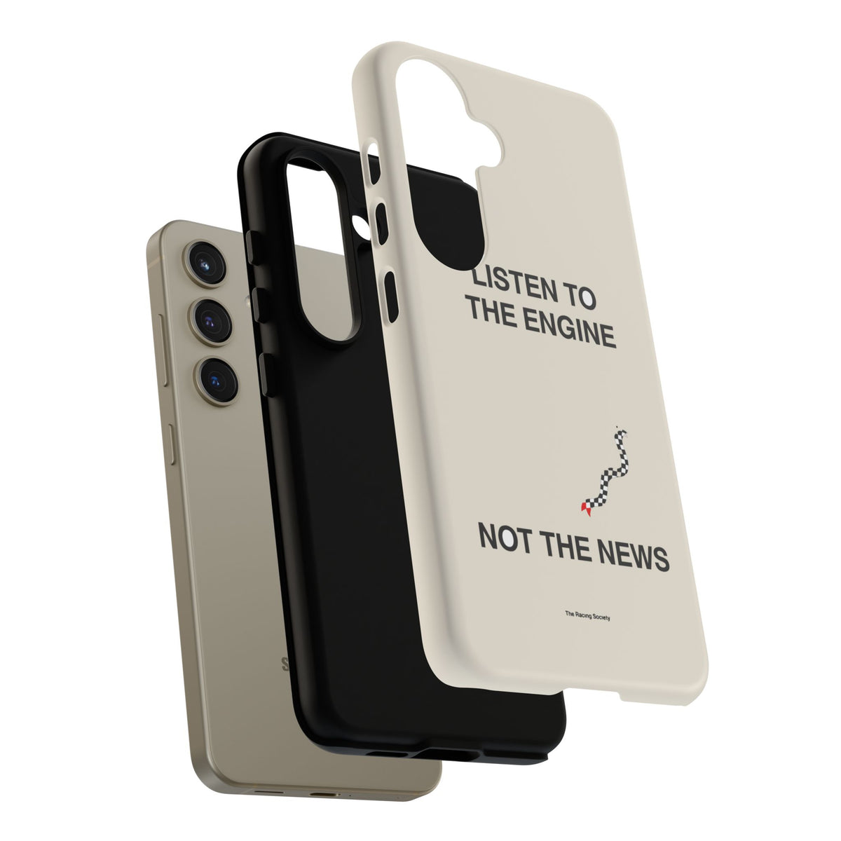 Listen To The Engine, Not The News — Samsung Galaxy Tough Case