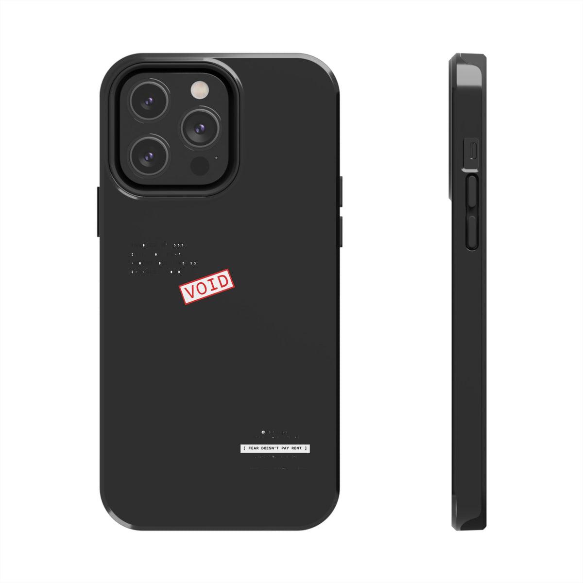 Fear Doesn't Pay Rent — iPhone Tough Case