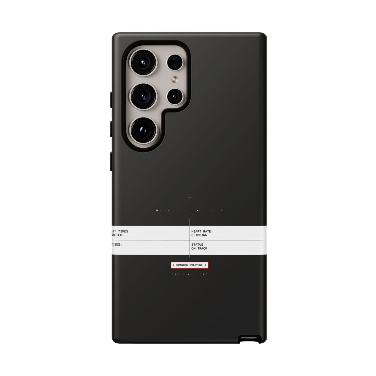 Split Times Redacted — Samsung Galaxy Tough Case