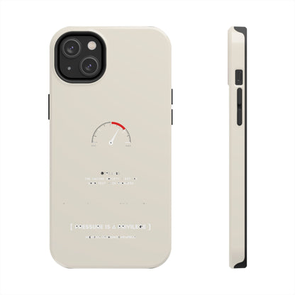 Pressure Is A Privilege — iPhone Tough Case