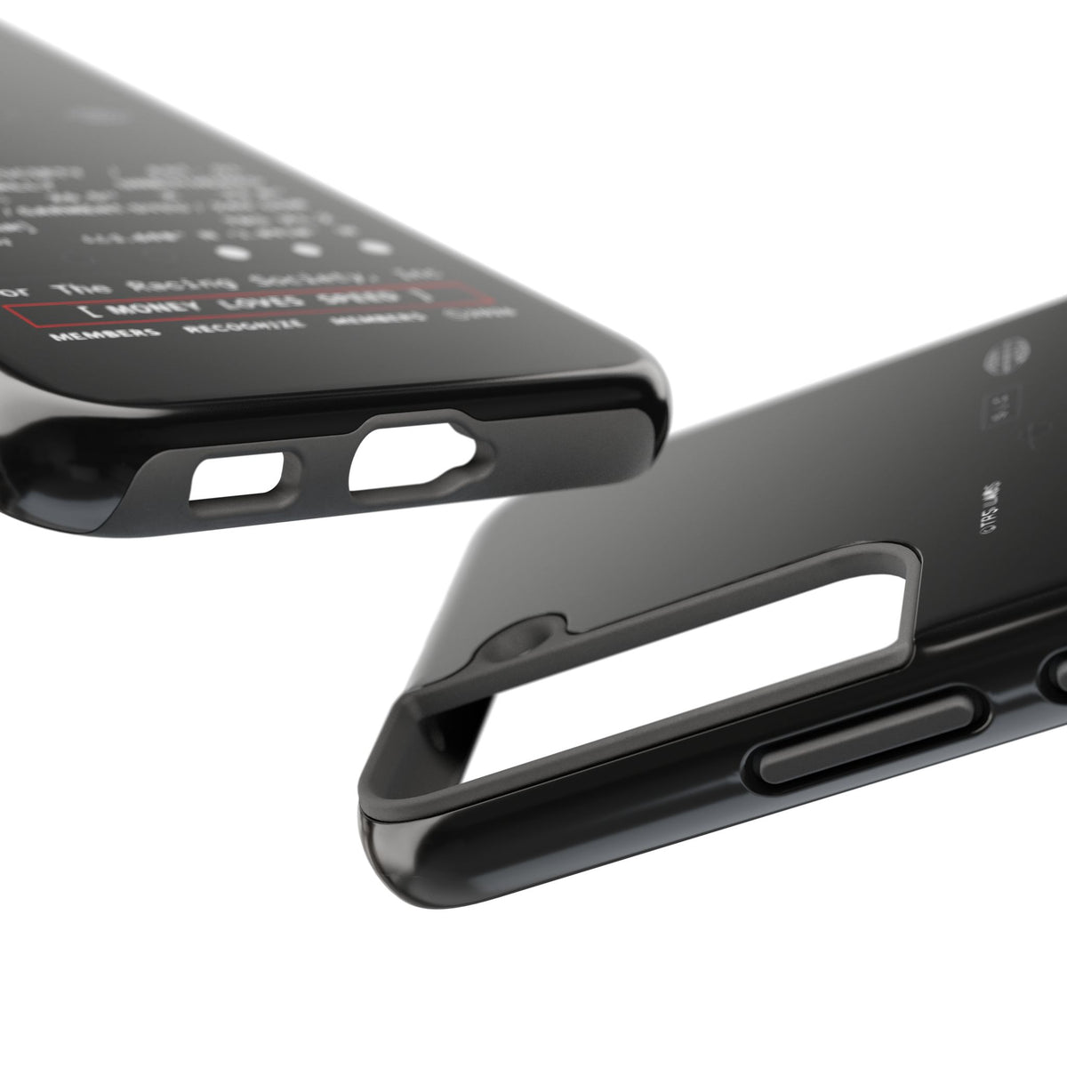 Money Loves Speed Spec — iPhone Tough Case