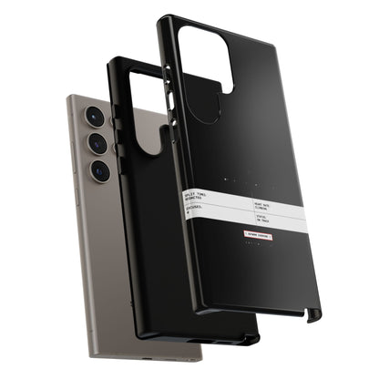 Split Times Redacted — Samsung Galaxy Tough Case