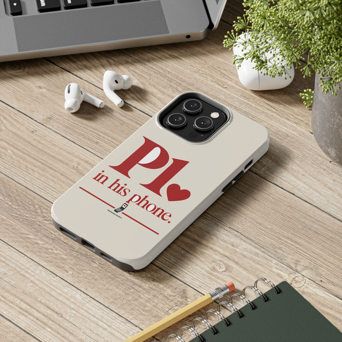 P1 In His Phone — iPhone Tough Case