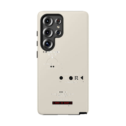 Rich Is Quiet Specimen — Samsung Galaxy Tough Case