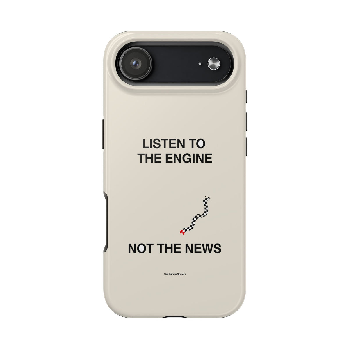 Listen To The Engine, Not The News — iPhone Tough Case