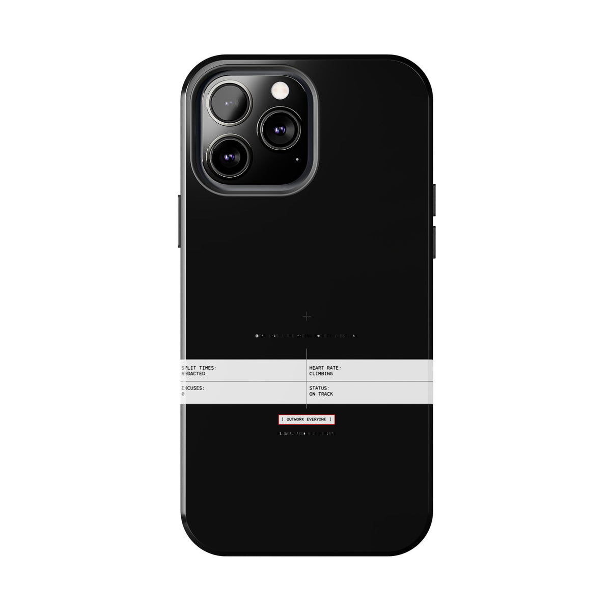 Split Times Redacted — iPhone Tough Case
