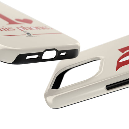 P1 In His Phone — iPhone Tough Case