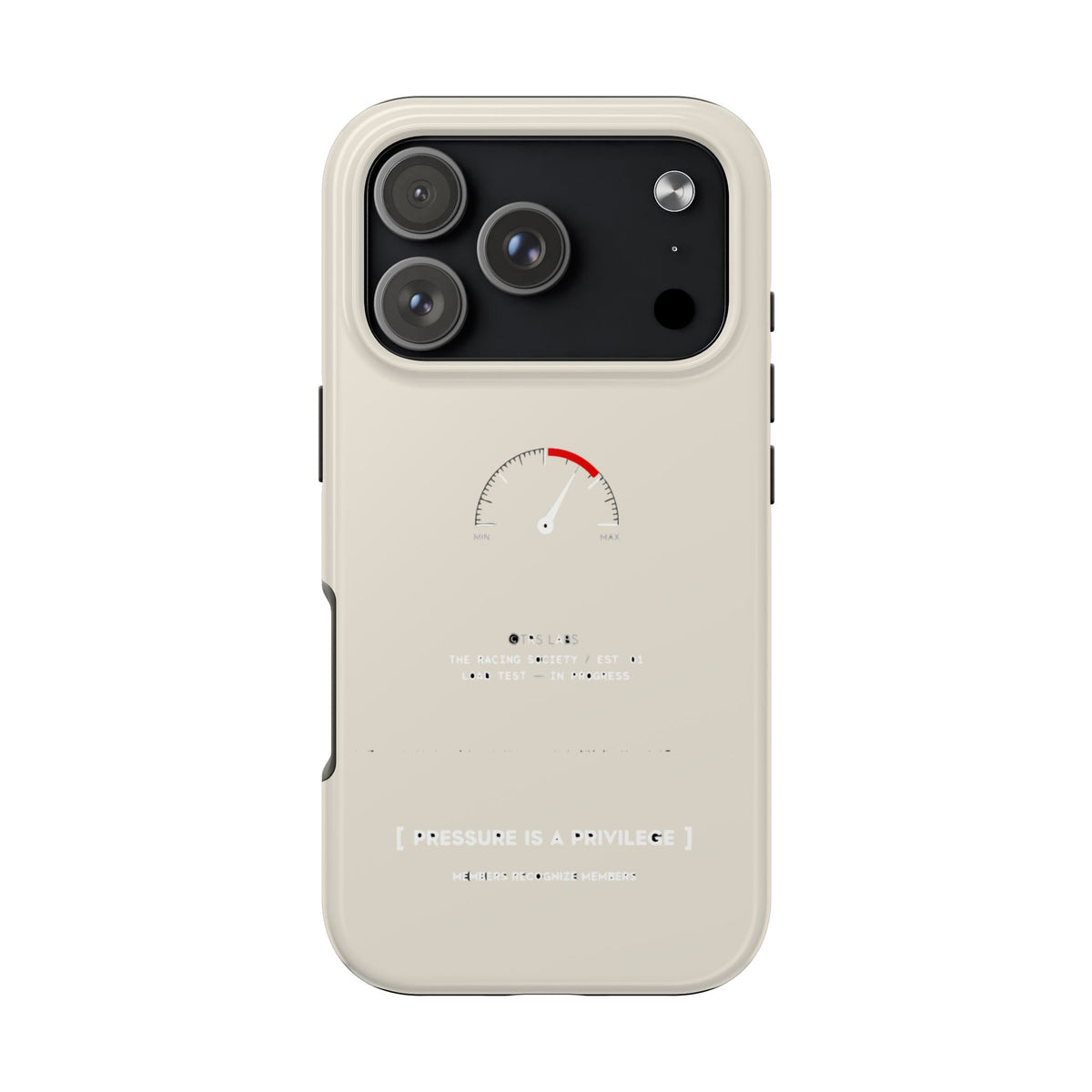 Pressure Is A Privilege — iPhone Tough Case