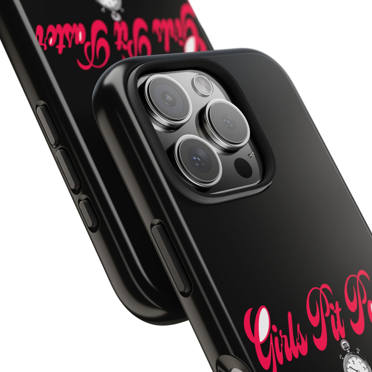 Girls Pit Faster Stopwatch — iPhone Tough Case