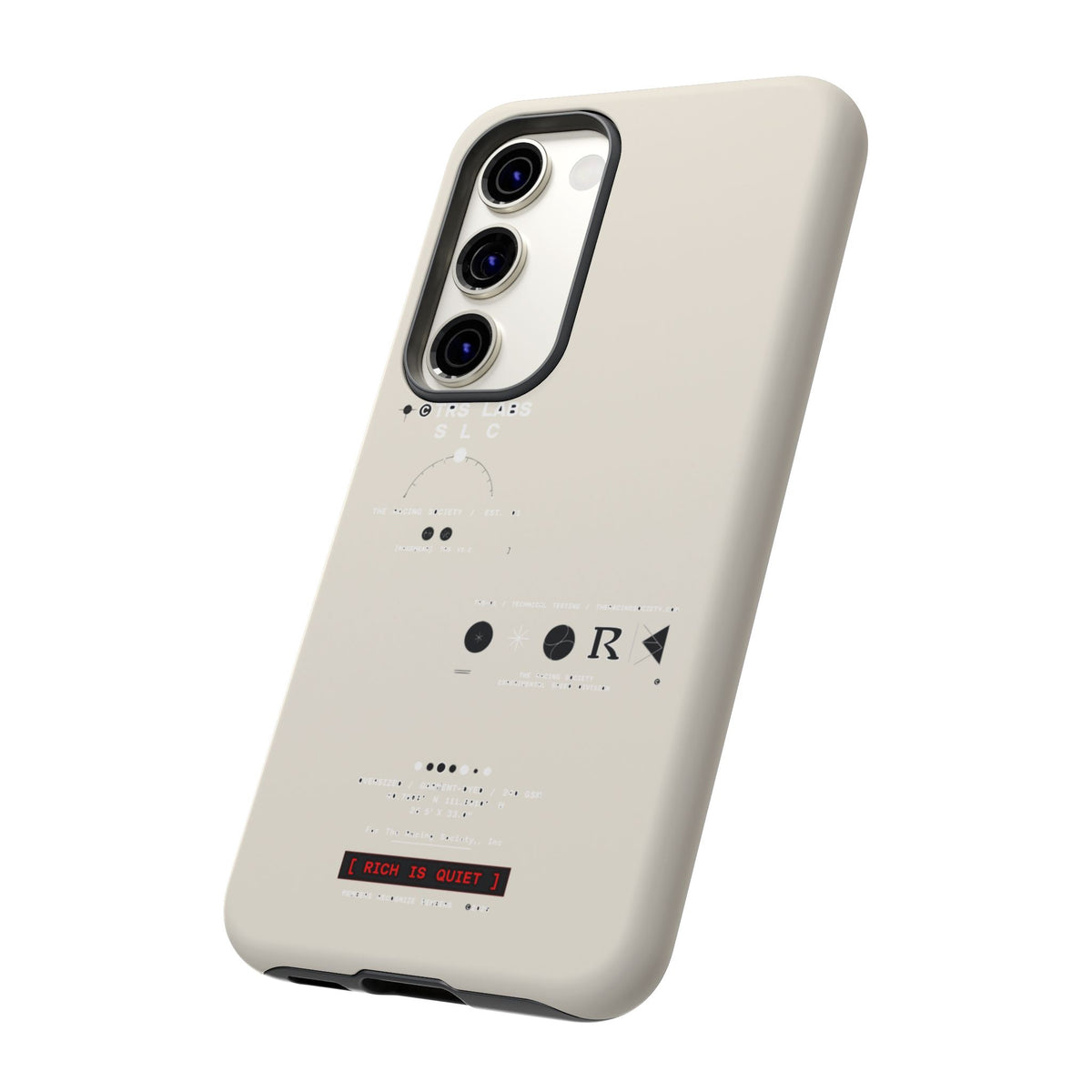 Rich Is Quiet Specimen — Samsung Galaxy Tough Case