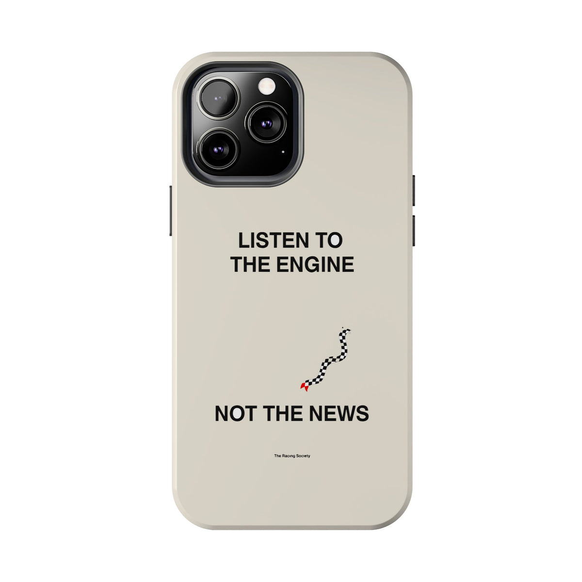 Listen To The Engine, Not The News — iPhone Tough Case