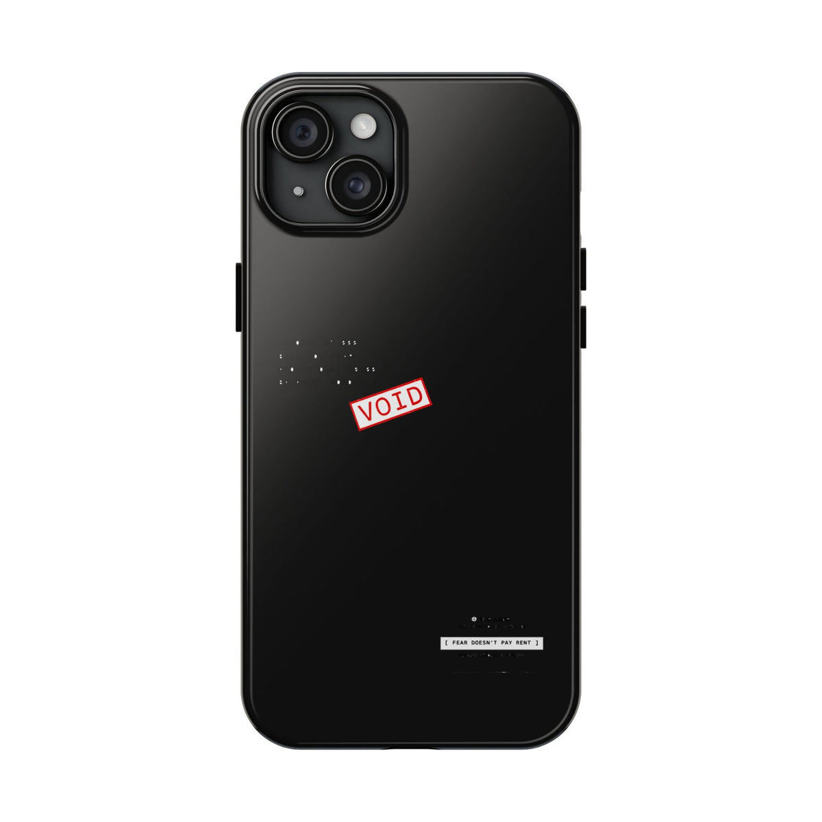 Fear Doesn't Pay Rent — iPhone Tough Case