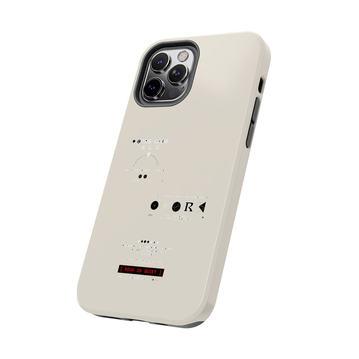 Rich Is Quiet Specimen — iPhone Tough Case