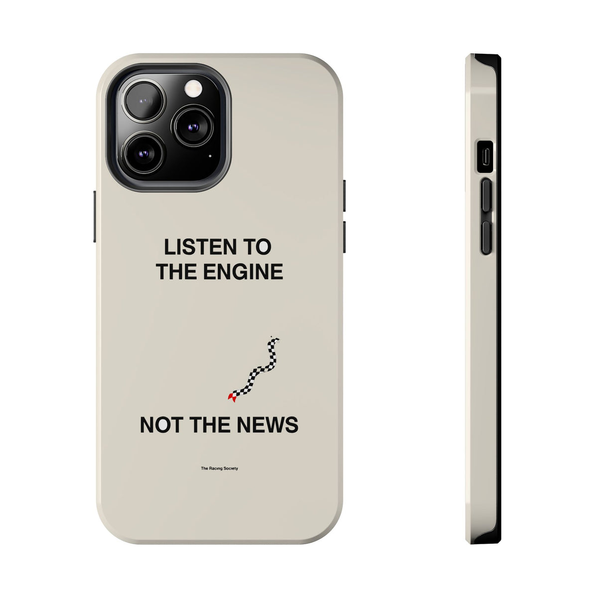 Listen To The Engine, Not The News — iPhone Tough Case