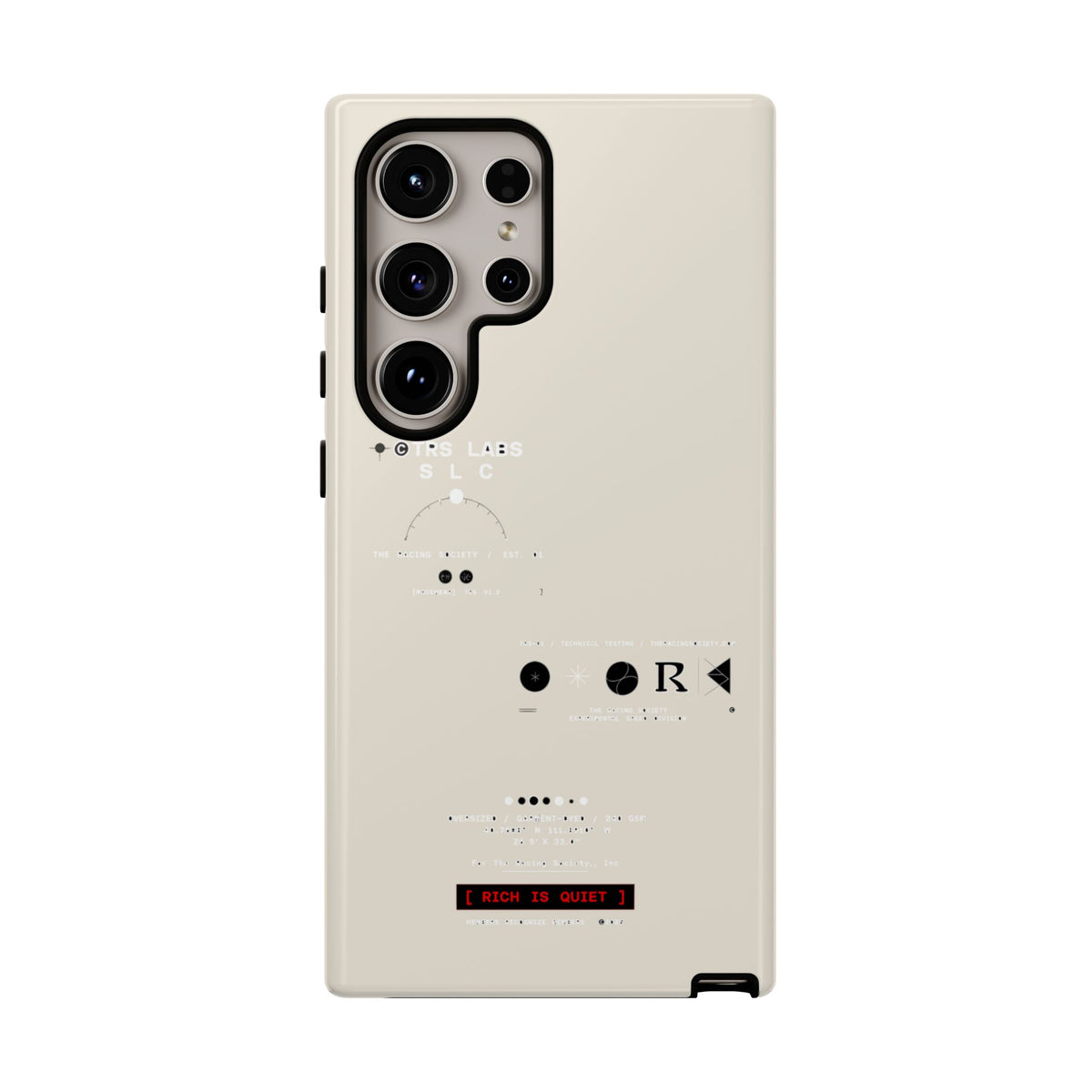 Rich Is Quiet Specimen — Samsung Galaxy Tough Case