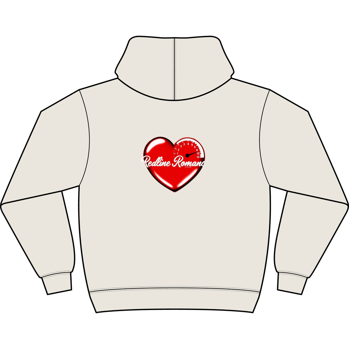 Redline Romance — Box Hoodie