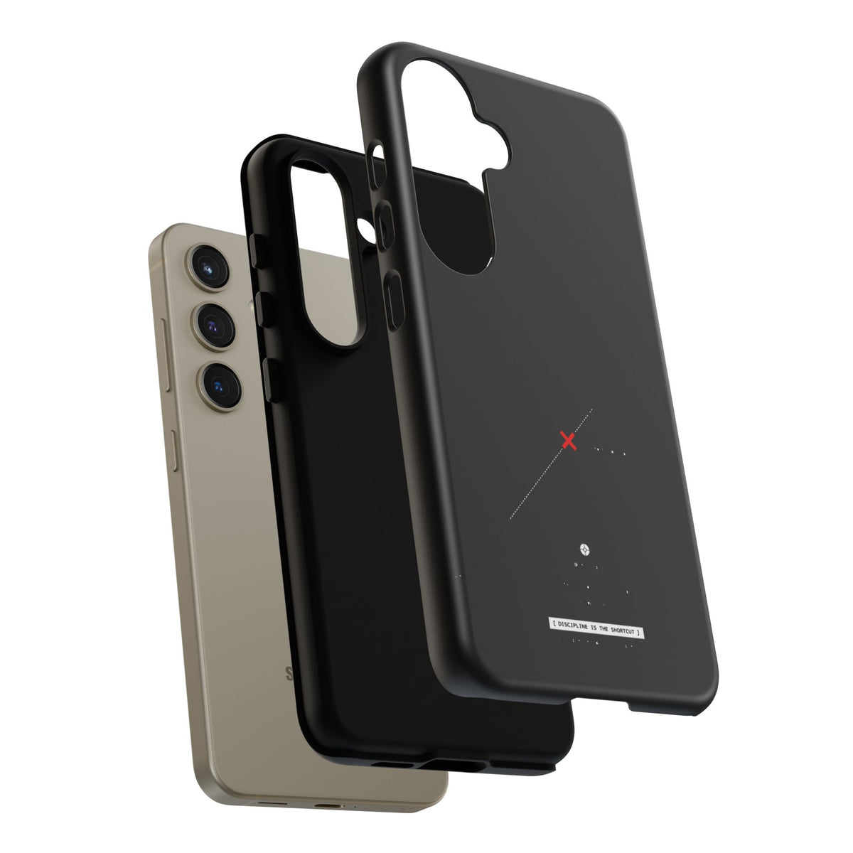 Discipline Is The Shortcut — Samsung Galaxy Tough Case