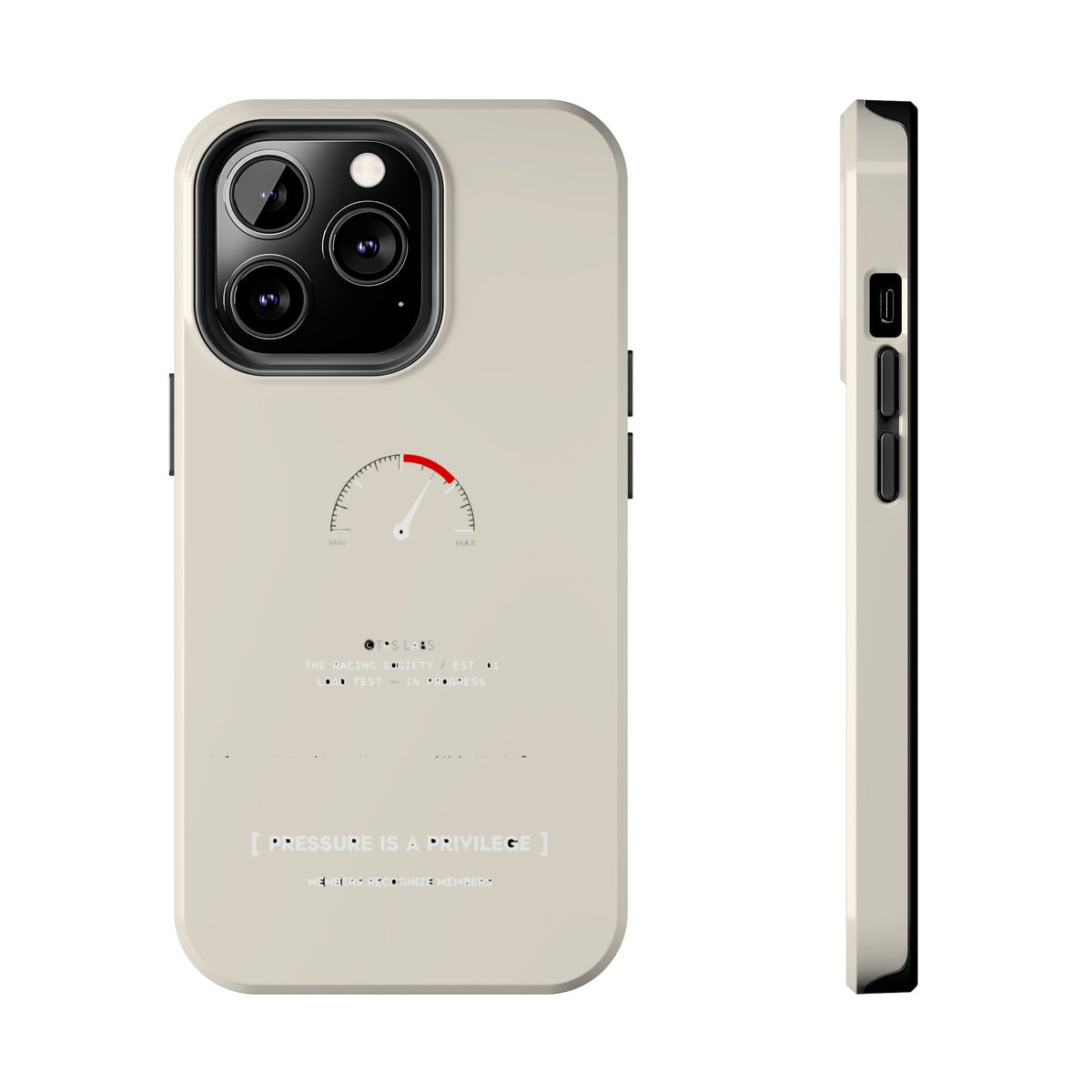 Pressure Is A Privilege — iPhone Tough Case