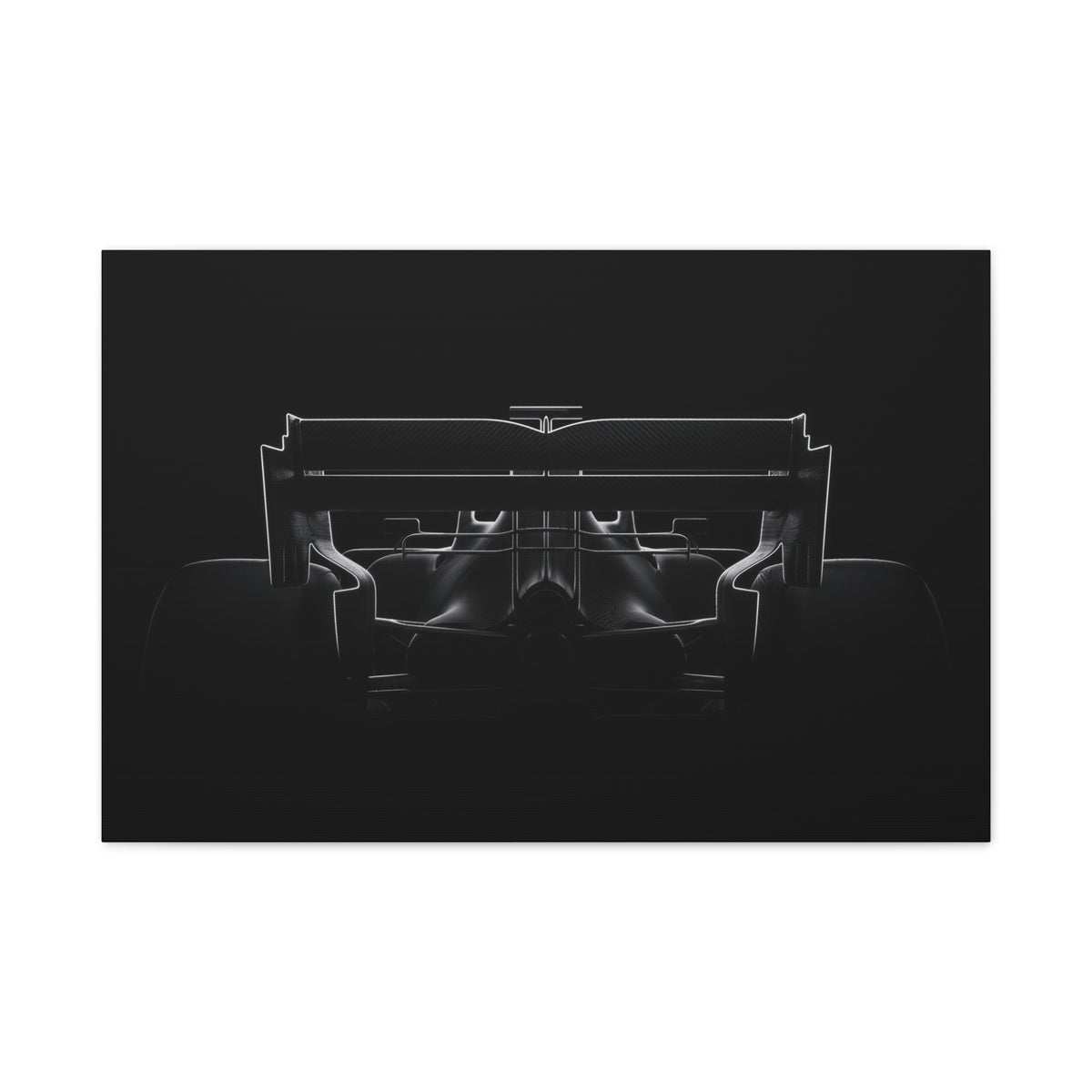 The Wing car canvas wall art — canvas in living room, The Racing Society