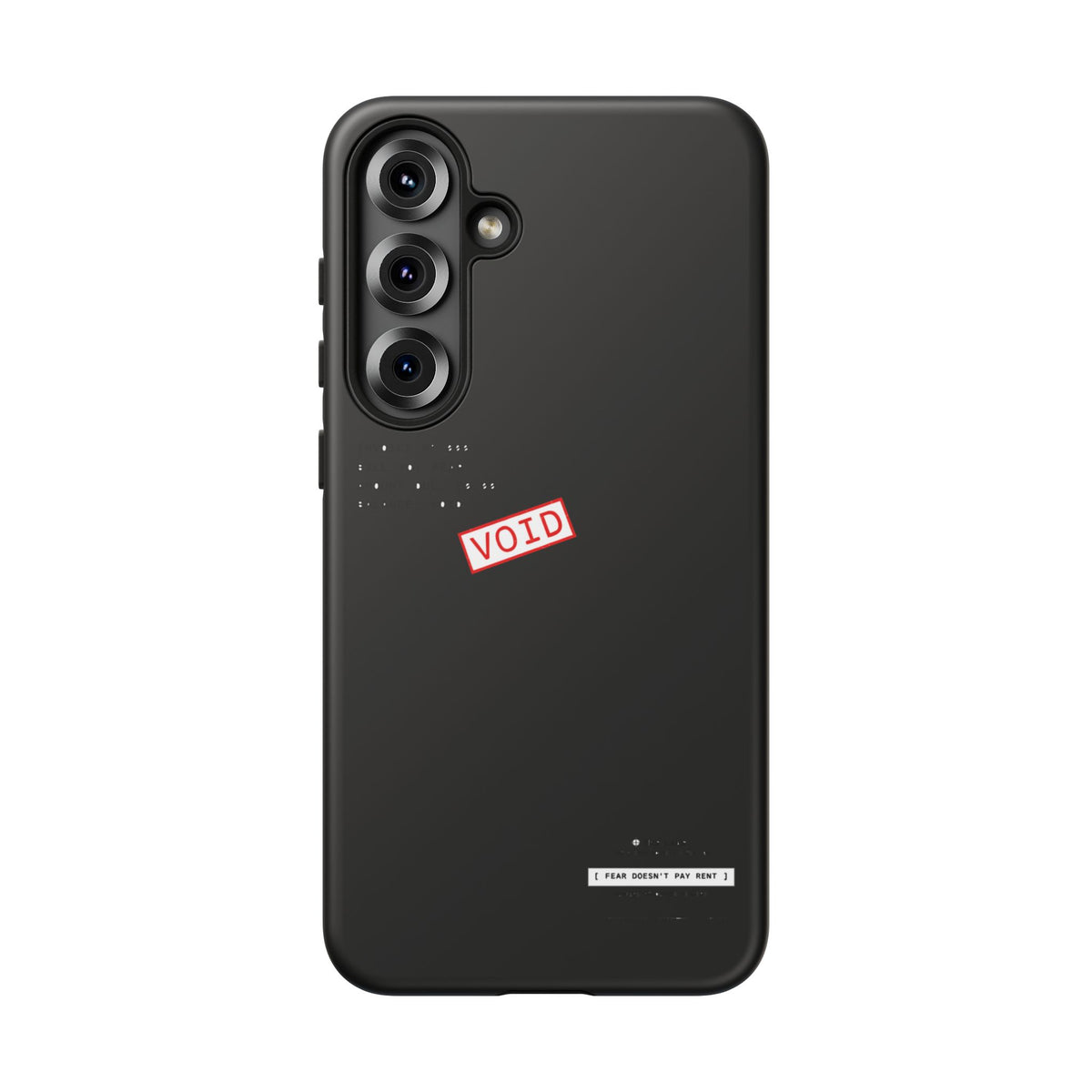 Fear Doesn't Pay Rent — Samsung Galaxy Tough Case