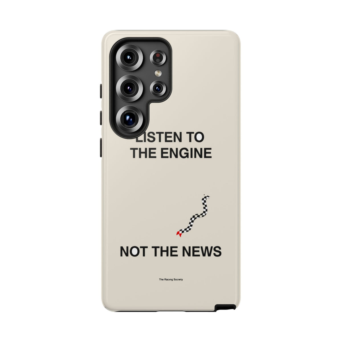 Listen To The Engine, Not The News — Samsung Galaxy Tough Case