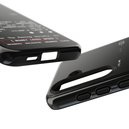 Money Loves Speed Spec — Samsung Galaxy Tough Case