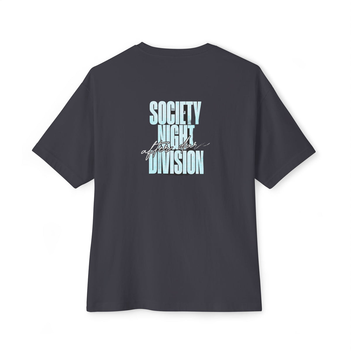 Society Night Division — Oversized Boxy Tee