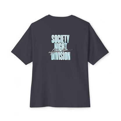 Society Night Division — Oversized Boxy Tee