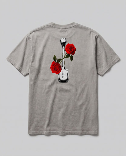 Roses & Redline — back flat, Faded Grey
