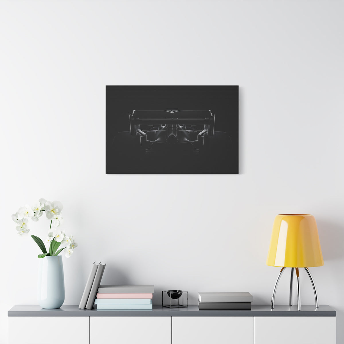 The Wing car canvas wall art — canvas close-up, The Racing Society