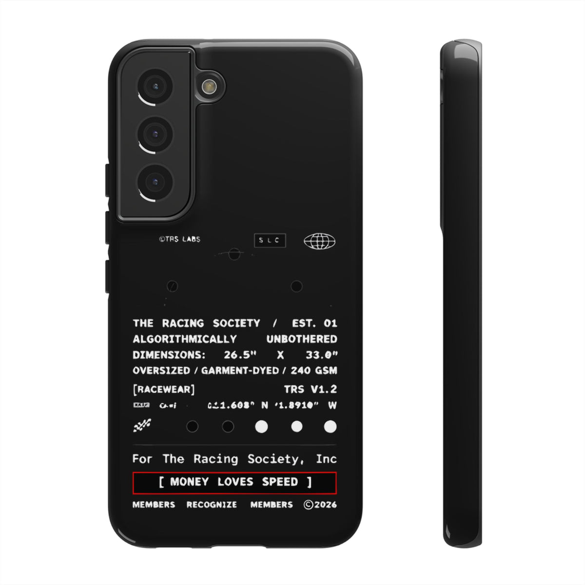 Money Loves Speed Spec — Samsung Galaxy Tough Case