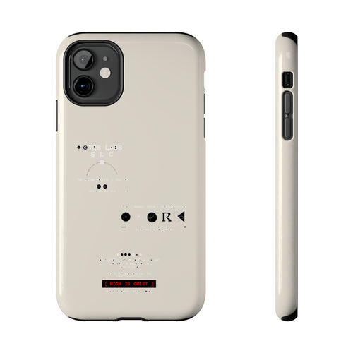 Rich Is Quiet Specimen — iPhone Tough Case