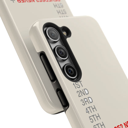 Reverse? Never. — iPhone Tough Case