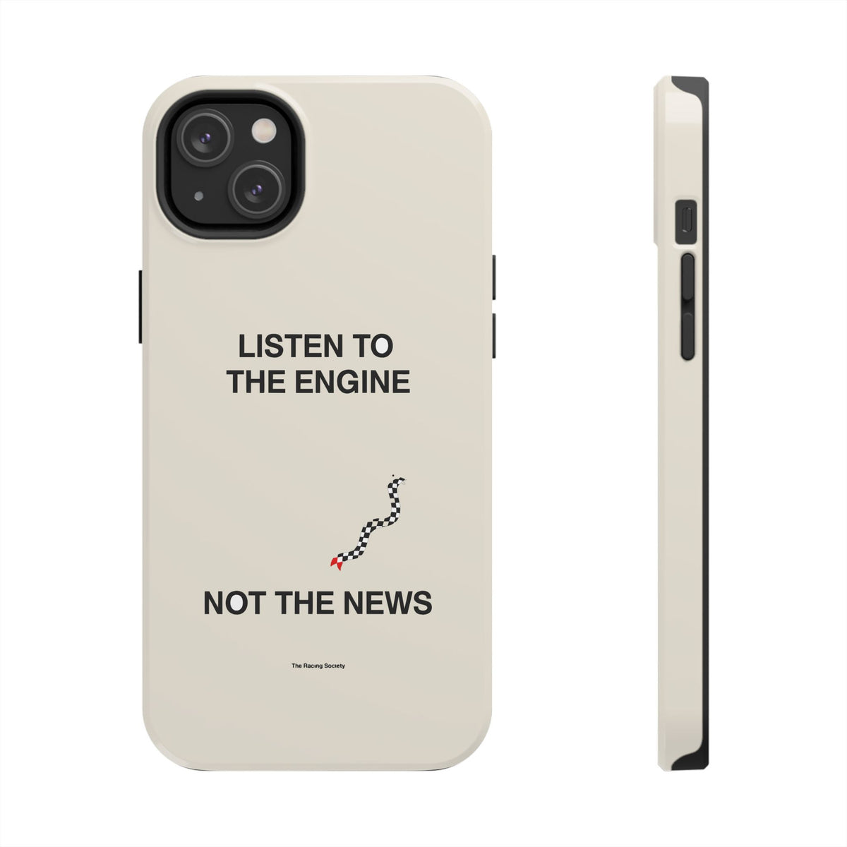 Listen To The Engine, Not The News — iPhone Tough Case