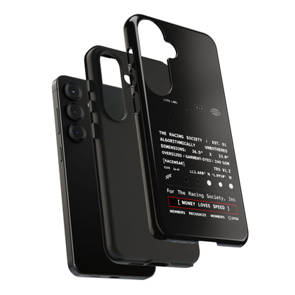 Money Loves Speed Spec — iPhone Tough Case