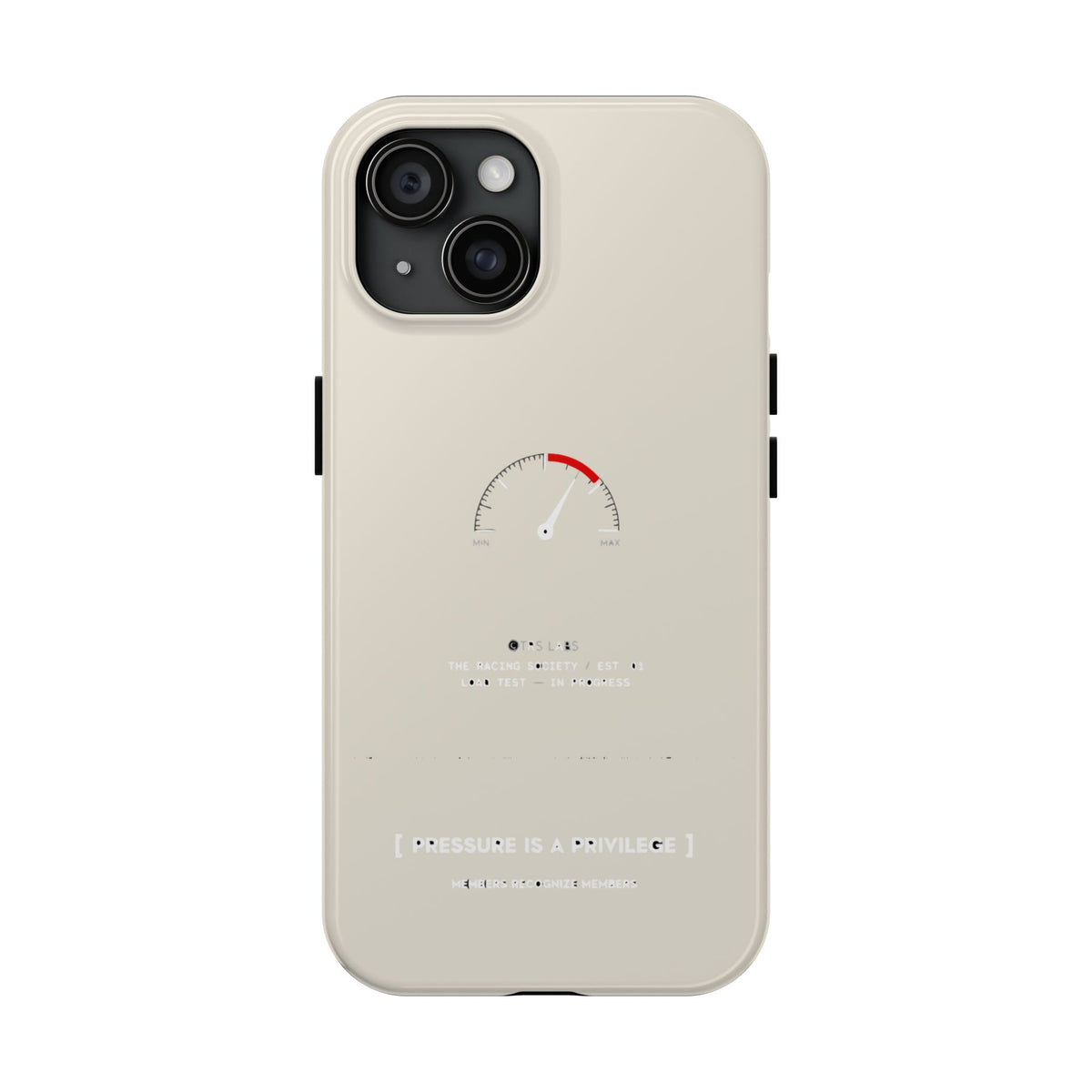 Pressure Is A Privilege — iPhone Tough Case