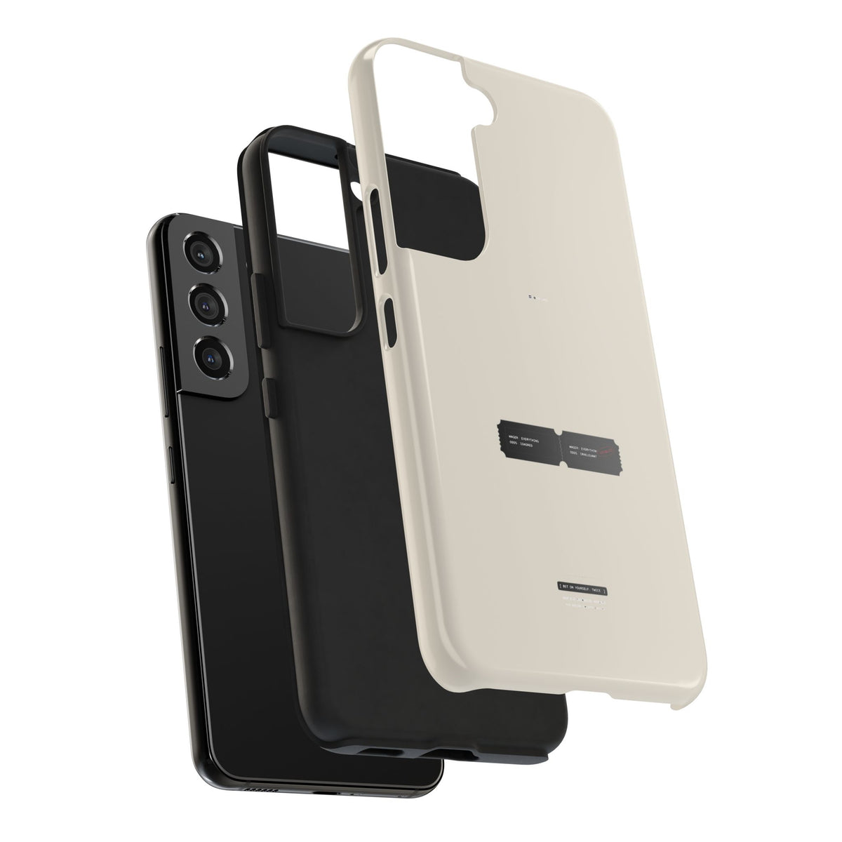 Bet On Yourself. Twice. — iPhone Tough Case