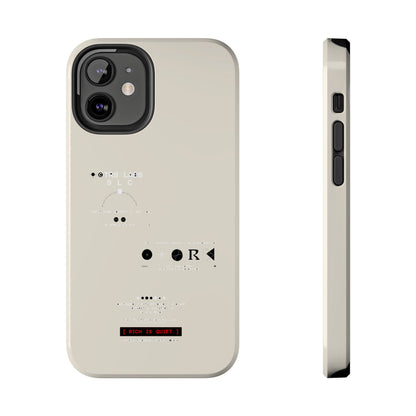 Rich Is Quiet Specimen — iPhone Tough Case