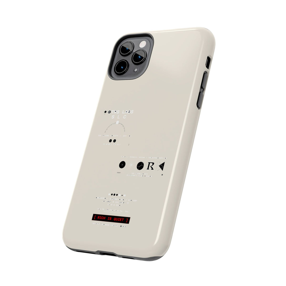 Rich Is Quiet Specimen — iPhone Tough Case