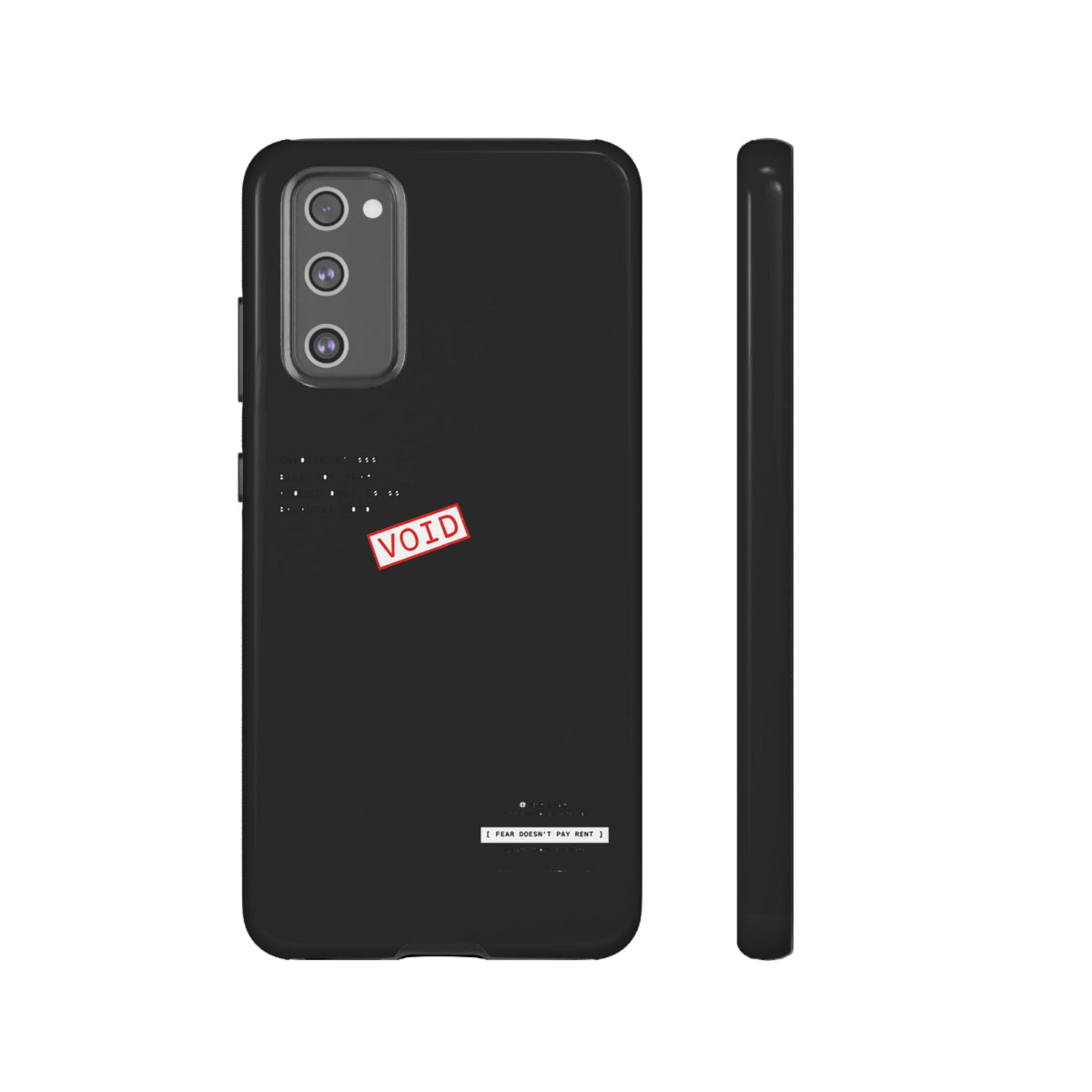Fear Doesn't Pay Rent — Samsung Galaxy Tough Case