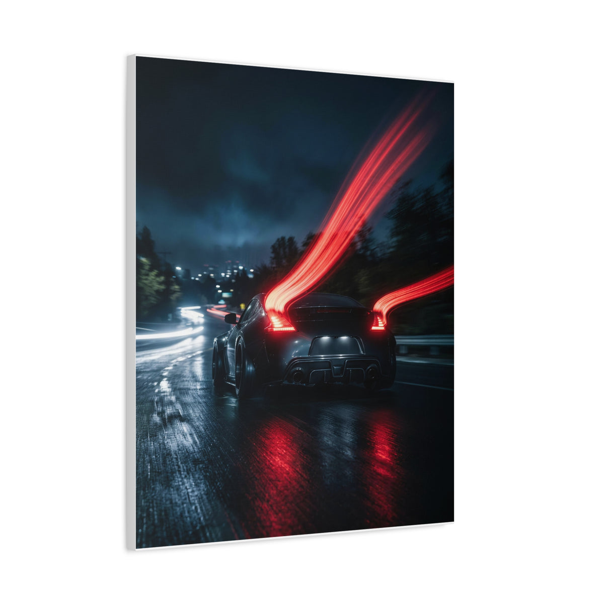 Redline Exposure car canvas wall art — canvas in office, The Racing Society