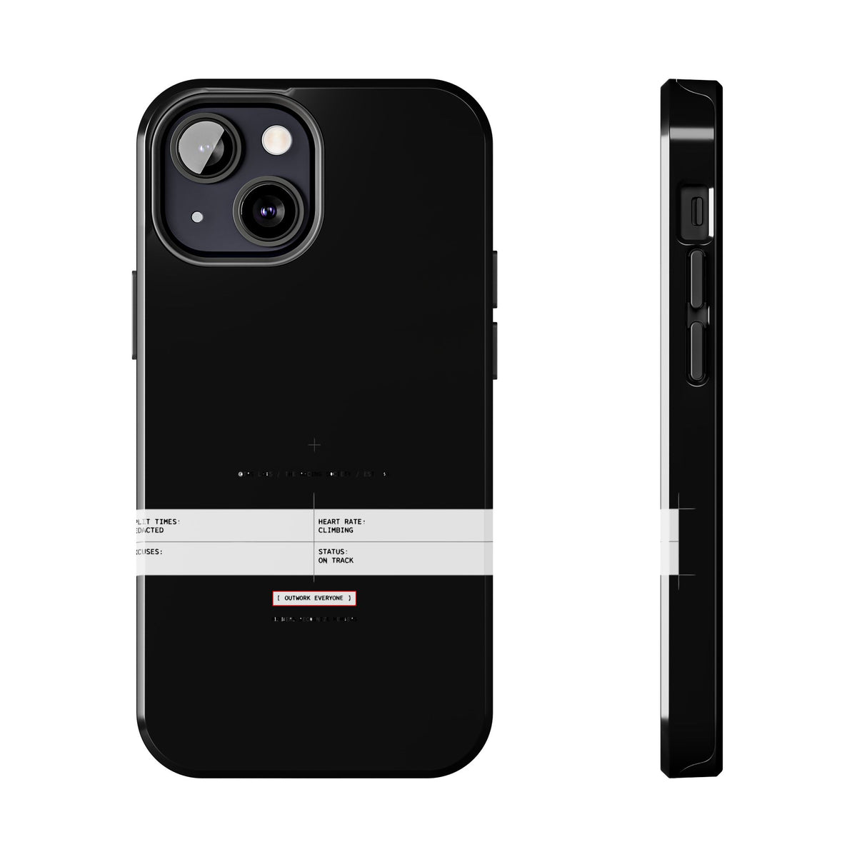 Split Times Redacted — iPhone Tough Case