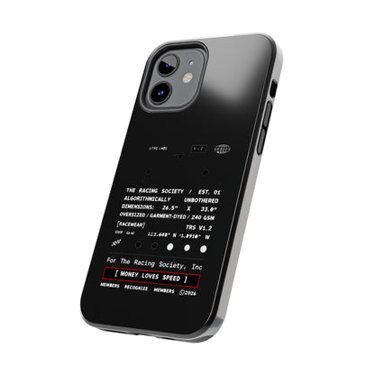 Money Loves Speed Spec — iPhone Tough Case
