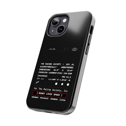 Money Loves Speed Spec — iPhone Tough Case