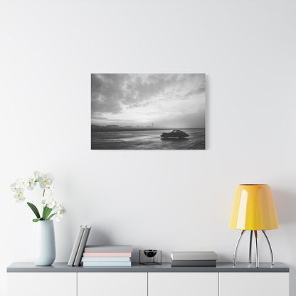 Airfield car canvas wall art — canvas close-up, The Racing Society