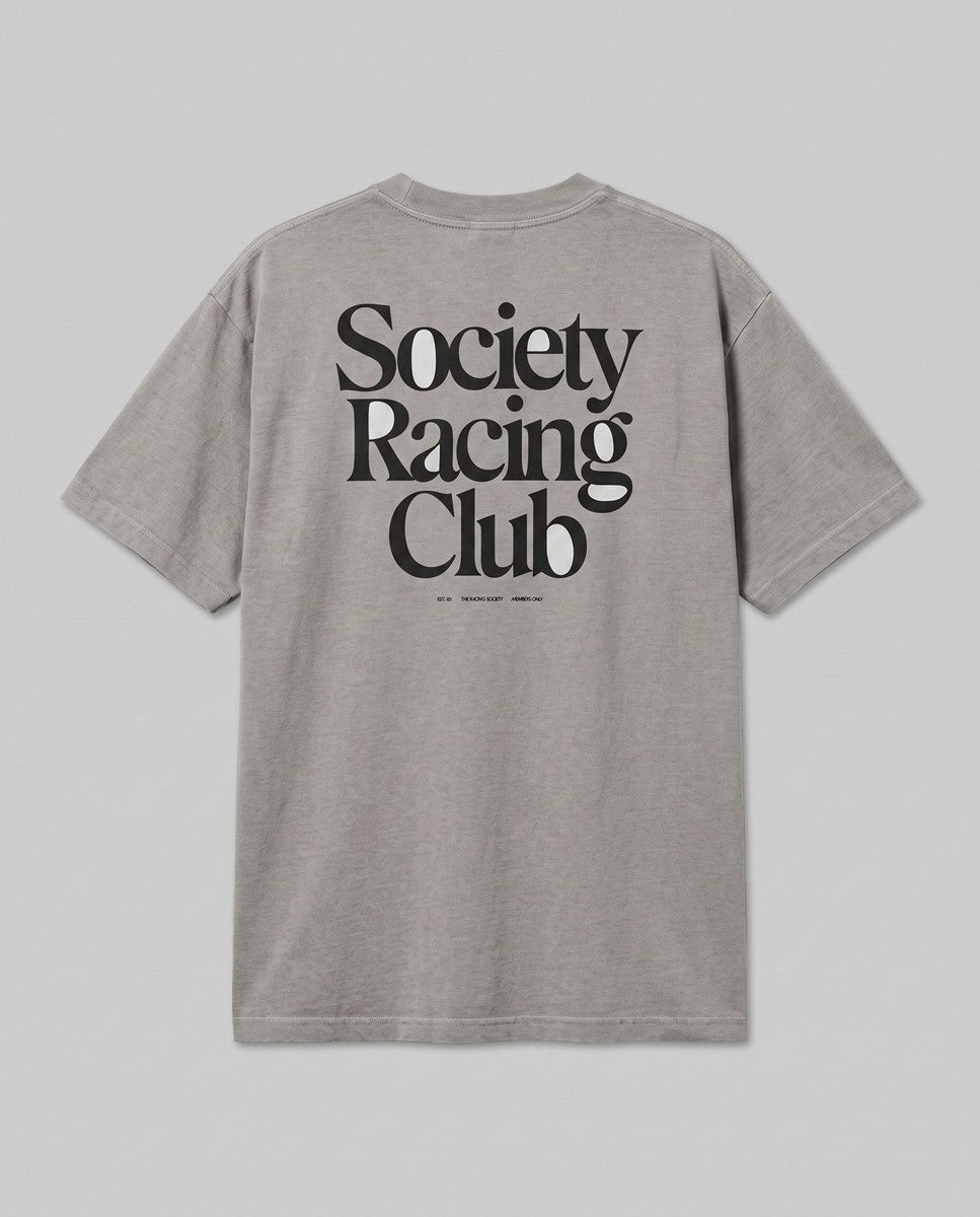 Society Racing Club — back flat, Faded Grey