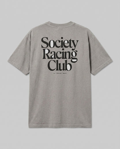 Society Racing Club — back flat, Faded Grey